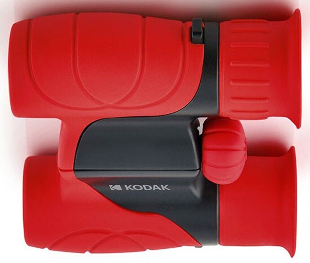 Kodak 8 x 21 Children's Junior Binocular in Red/Black  #BCS100RD (UK Stock) BNIB