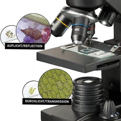 NATIONAL GEOGRAPHIC 40x-1280x Microscope + Phone adapter #9039001 (UK Stock) NEW