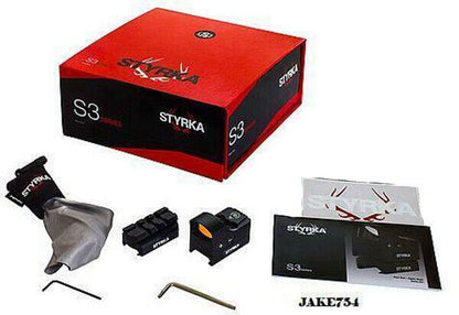 Styrka S3 Series Red Dot Waterproof Open Style Sight 3 MOA   ST-73010 (UK Stock)