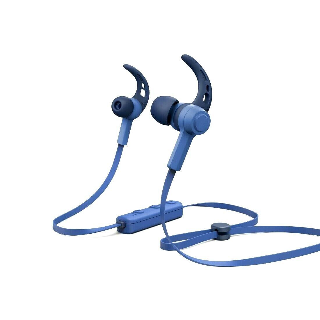 Hama Bluetooth� �Connect� headphones Navy Blue in-ear, micro, ear-hook (UK) BNIB