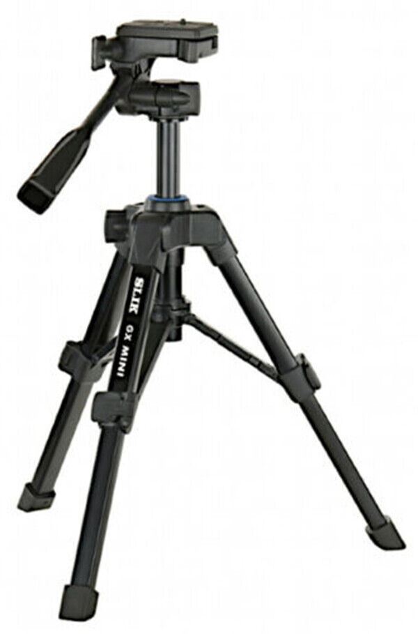 Slik GX Mini Tripod with 3-Way Pan/Tilt Head & Quick Release 3345(UK Stock) BNIB