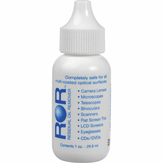 ROR (Residual Oil Remover) 1oz Very High Quality Lens Cleaner - Dropper Style UK