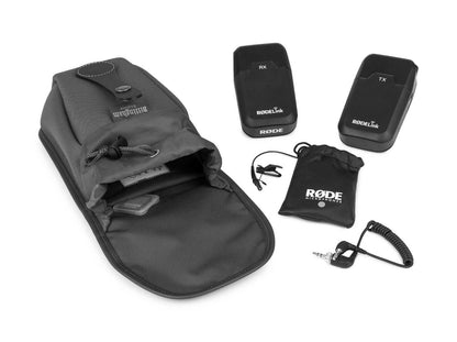 Billingham Avea 8 Compact End Pouch Pocket - Black Fibrenyte + Black (UK Stock)