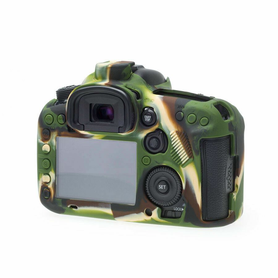 easyCover Silicone Skin Soft Case Cover Protector Canon 7D Mk II in Camouflage