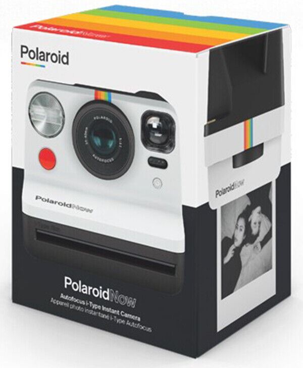 Polaroid Now i?Type Instant Camera + 2 Lens AF system in Black & White (UK) BNIB