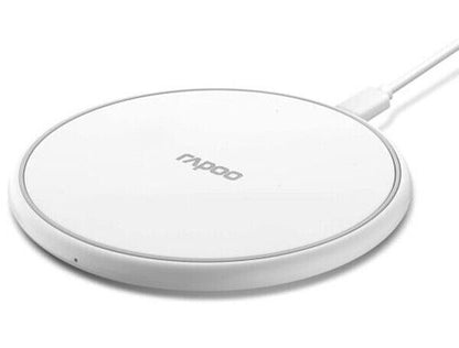 Rapoo XC100 Wireless QI Charger Charging Pad for Smartphones IOS & Android White