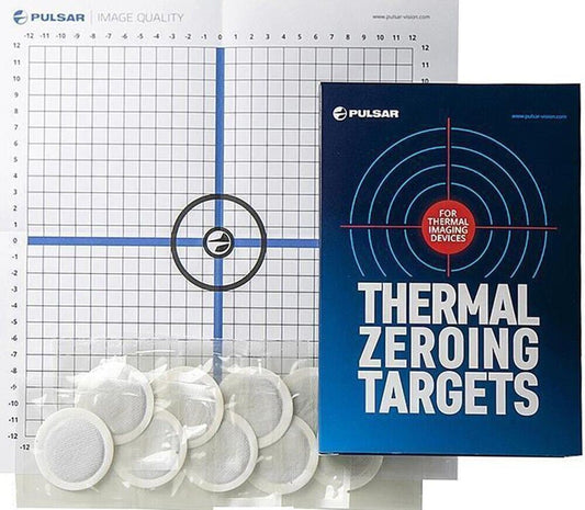 Pulsar Thermal Zeroing Target with Heat Pad (x10 Pack) #09-92550 (UK Stock) BNIB