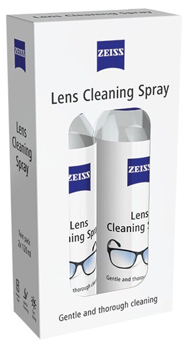 Zeiss Lens Glass Cleaning Spray 120ml x 2 Bottles #0603-379 (UK Stock) BNIP Twin