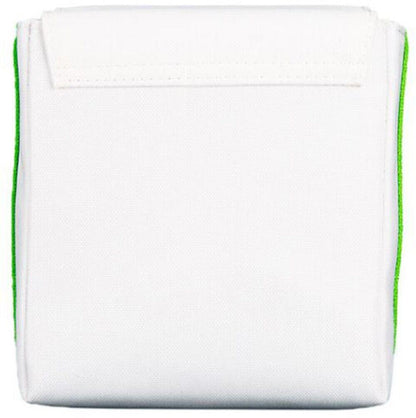 POLAROID NOW INSTANT CAMERA BAG CASE - WHITE & GREEN adjustable Strap (UK)  BNIP