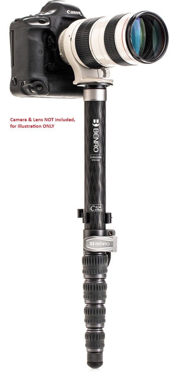 Benro SupaDupa Monopod PRO Carbon Fibre with Pivot Leg Base  #MSD46C  (UK Stock)