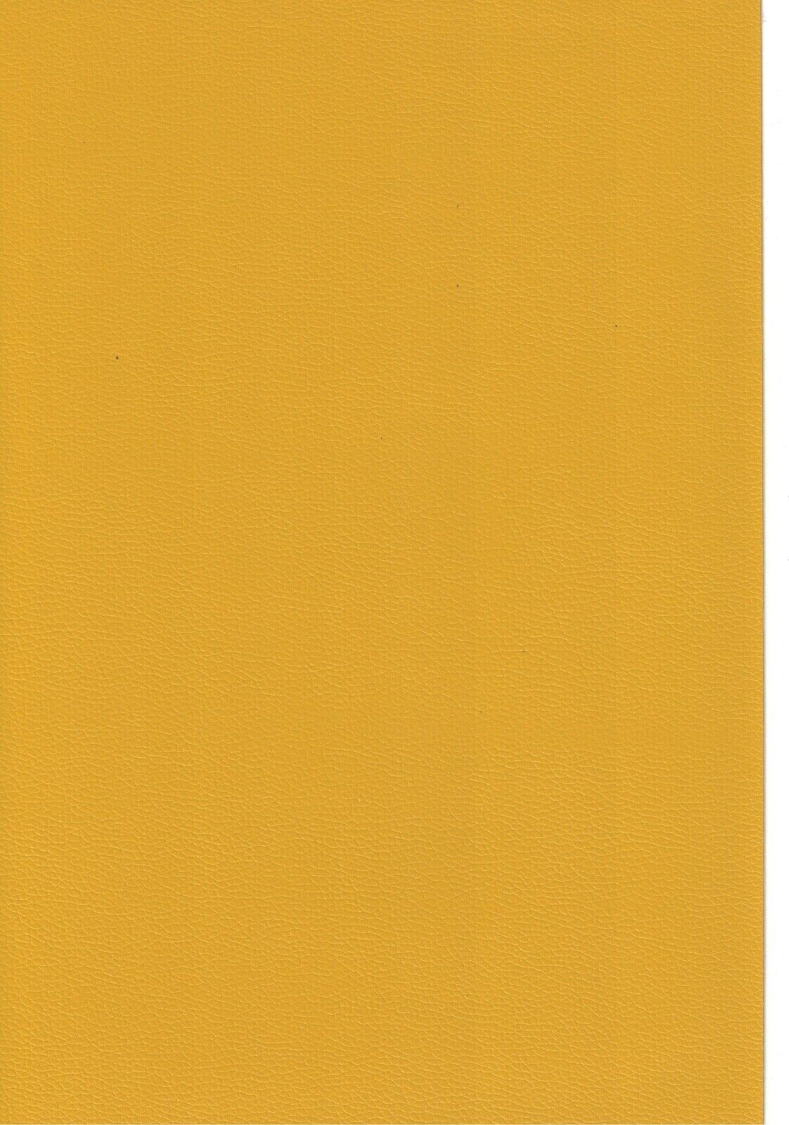 Pig Iron Self-Adhesive Camera Leatherette Sheet A4 30 x 20cm in YELLOW (UK) BNIP