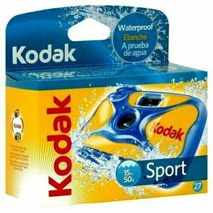 Kodak Ultra Sport Underwater 15M SUC Single Use Disposable Camera 27 Exp. UK NEW