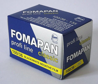 1 x Fomapan 100 iso 135mm Black & White Negative Film 135 36exp. (UK Stock) BNIB