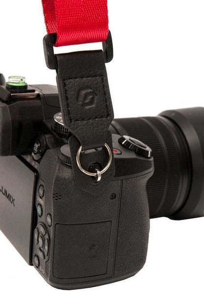 Camera Strap with Quick adjust buckle RED  - GGS FOTO Mirrorless ILCE Cameras UK