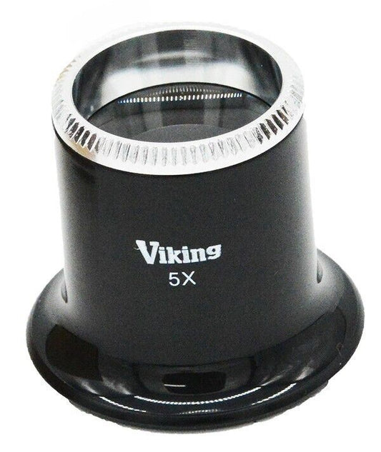 Viking 5x Watch Makers Glass Plastic Jewellers Eye Loupe  #5115  (UK Stock) BNIB