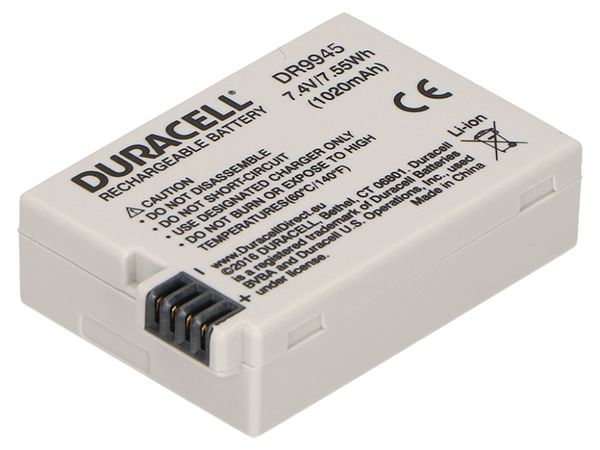 LP-E8 Li-ion Battery for Canon Digital Camera by DURACELL   #DR9945   (UK Stock)