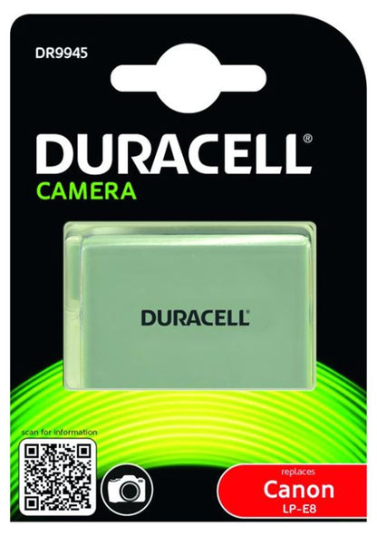 LP-E8 Li-ion Battery for Canon Digital Camera by DURACELL   #DR9945   (UK Stock)