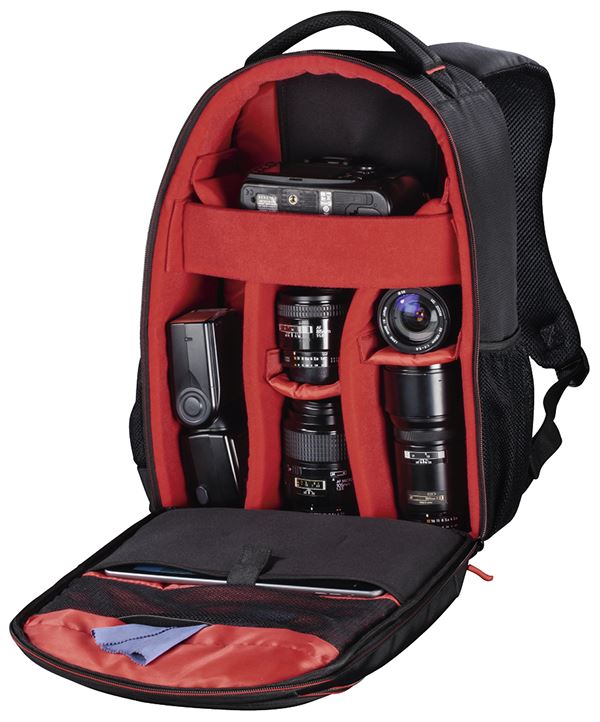 Hama Miami 190 Camera Bag Backpack in Black/Red (UK Stock)  BNIB  Cabin  #139855