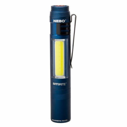 Nebo BITBRITE Flash Light and Screwdriver Magnetic Torch in Blue (UK Stock) BNIB