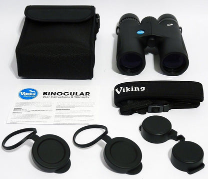 NEW 2024 Viking Otter 8 x 42 Roof Prism Binocular in Black (UK Stock) BNIB #0498