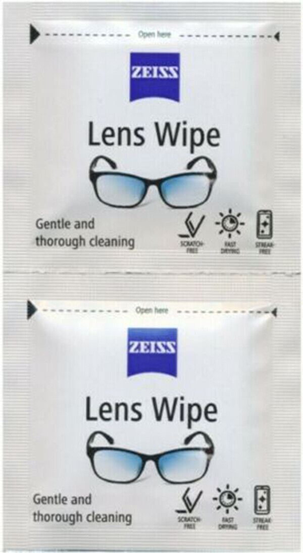 Zeiss Lens Wipes x 24 Individually Wrapped Moist Wipes Camera Binocular (UK) NEW