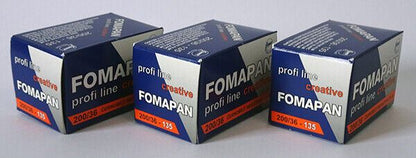 3 x Fomapan Creative 200 iso 135mm Black & White Negative Film 135 36exp.   (UK)