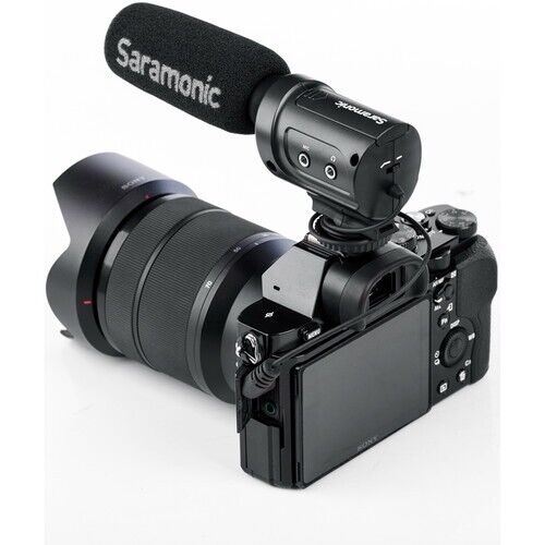 Saramonic SR-PMIC3 Mini Directional Condenser Microphone Integrated  Shock mount