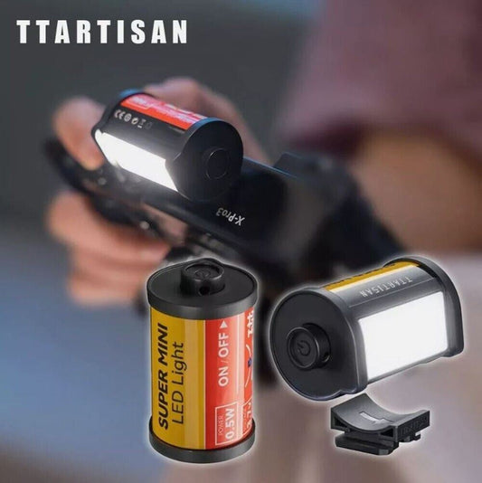 TTArtisan Super Mini Magnetic LED Light in Black + 3 Colour Temp (UK Stock) BNIB