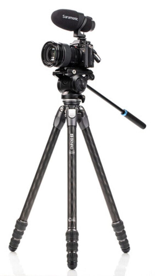 Benro Tortoise 25CLV Carbon Fibre 2 Series Tripod + S4 Pro Video Fluid Head (UK)