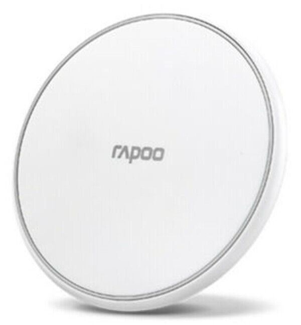 Rapoo XC100 Wireless QI Charger Charging Pad for Smartphones IOS & Android White