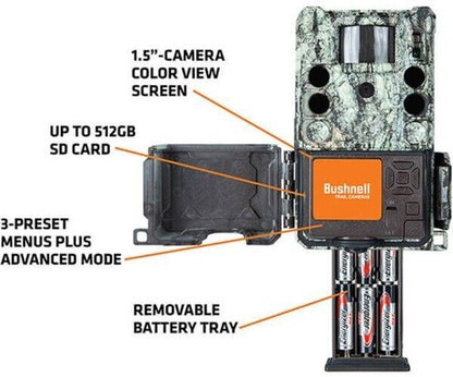 Bushnell Single Core S 4K 30MP No-Glow Trail Camera - #119949M  (UK Stock)  BNIB