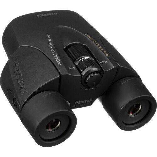 Ricoh Pentax UP 8-16 x 21 Compact Zoom Binoculars in Black (UK Stock) BNIB