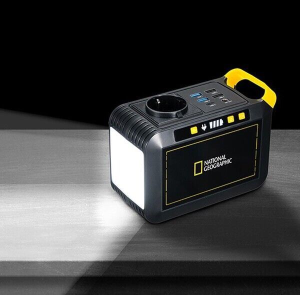 National Geographic Portable Power Supply Station 89 Watt 12V/230V #9060100 (UK)