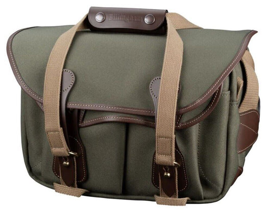 Billingham 225 Mk.II Camera DSLR Gadget Bag Sage with Chocolate Trim  (UK Stock)