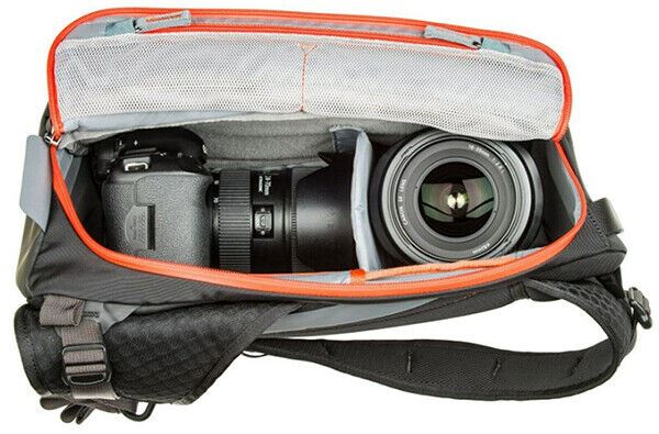 MindShift Gear PhotoCross 10 Sling Bag in Grey / Orange Ember (UK Stock) BNIP