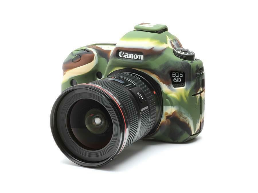 EasyCover Silicone Skin Soft Case Cover Protector Nikon D6 in camouflage, BNIP