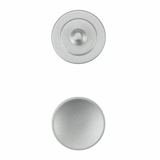 KOOD Quality Flat Shutter Button Soft Release - Silver For Fuji Olympus screw in